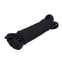 Шибарі мотузка, BDSM мотузка Hi Basic Mini Silk Rope 10 метрів, чорна
