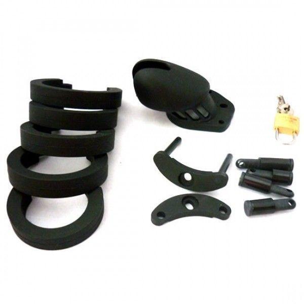 Клітка цілому, пристрій вірності чоловічий CB-6000S чорний, фото 1