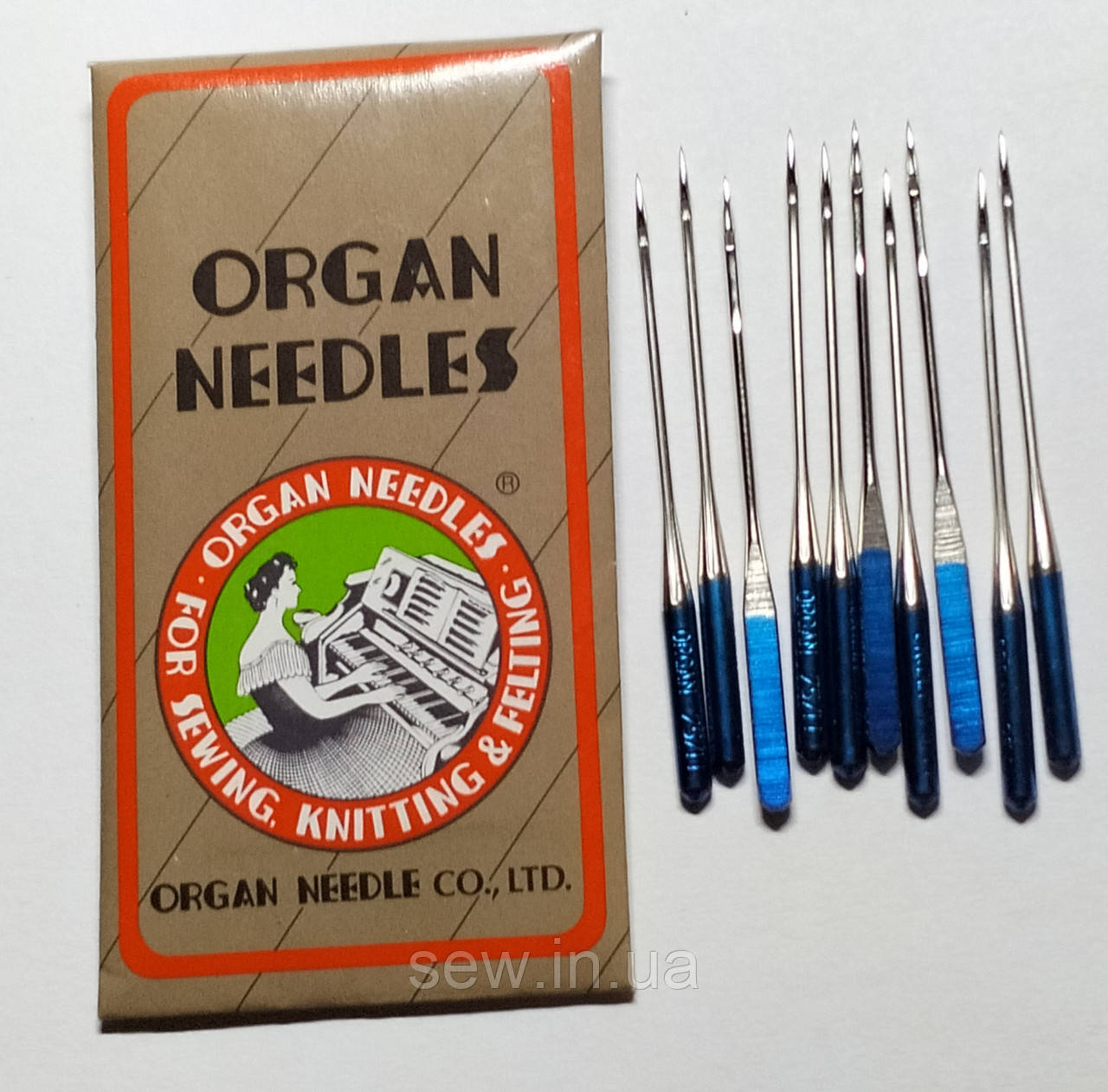 Голки для трикотажу Organ № 75 із синьою колбою, фото 1
