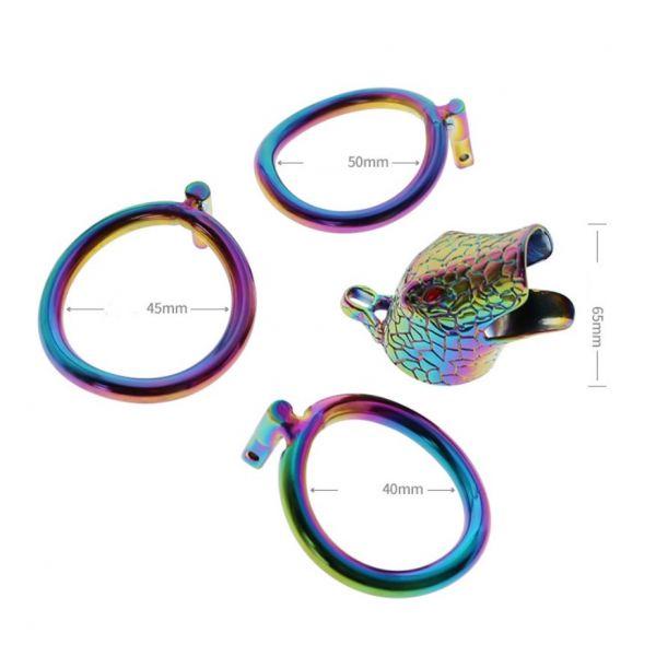 Чоловіча вірність, пояс вірності для чоловіків Stainless Steel Multicolour 220g, фото 1