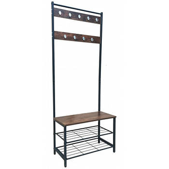 Вішалка підлогова стійка для взуття лофт Bonro 126