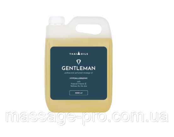 Масажна олія Thai Oils Gentleman 3000мл Масажна олія для тіла Професійна кокосова масажна олія, фото 1