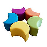 Комплект дитячих пуфів "Веселка", фото 3