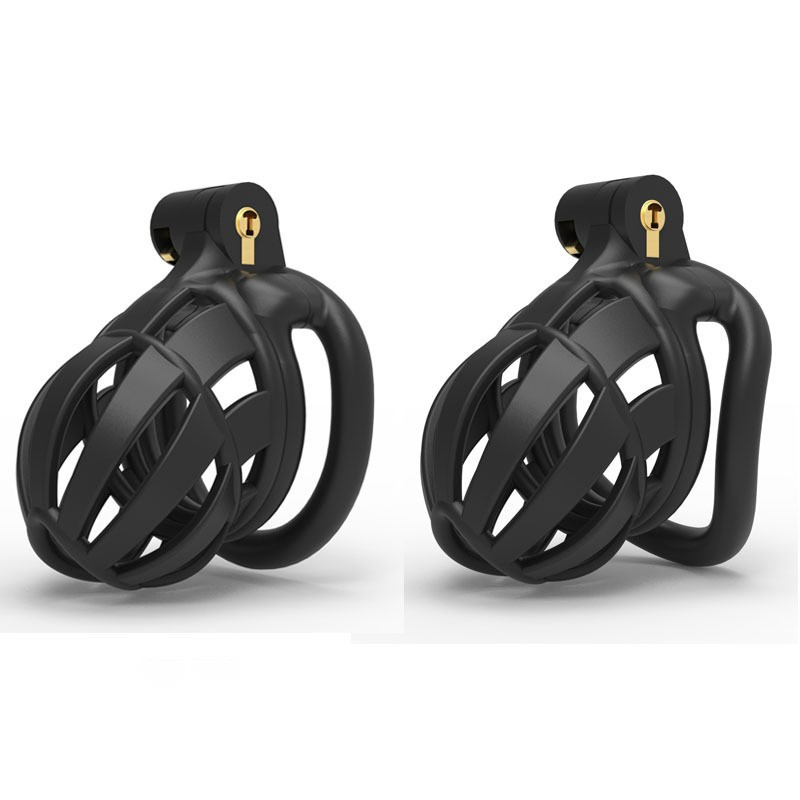 Клітка для пеніса, чоловічий пояс вірності Honeycomb Chastity Cage-E з нейлонової смоли, фото 1