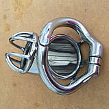 Пояс вірності, чоловічий фіксатор Stainless Steel 32 мм, 45 мм кільце, фото 2