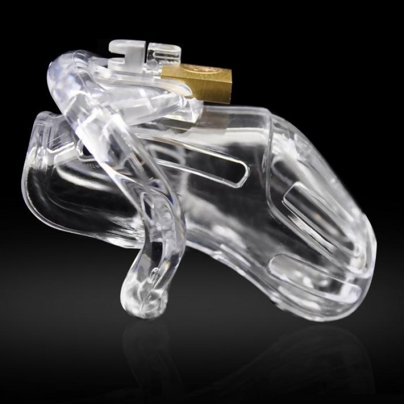 Чоловіча вірність, чоловічий пояс вірності Embedded Padlock Design PVC, 4 кільця, фото 1
