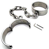 Наножники, фіксатори для ніг SteelCraft еліпсуватої форми з ланцюгом