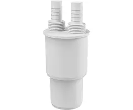 Адаптер-муфта каналізаційна зливу з двома входами 14мм 1/2", 40-50 мм, McALPINE MA15-2-4050