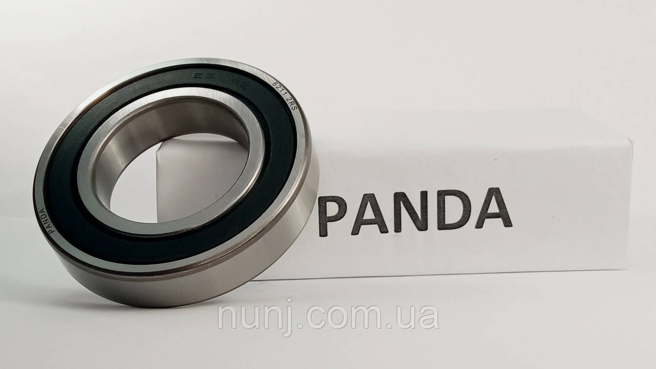 Підшипник 6211-2RS Panda (180211) розміри: 65*120*23 кульковий радіальний закритий, фото 1