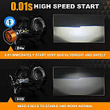 Лампи автомобільні LED D2S-D30 110 W 12000 Lm 3570-chip DC12V 6000 K IP68 +200%, фото 2