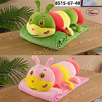 Плед іграшка оленя і подушка 3в1 оптом