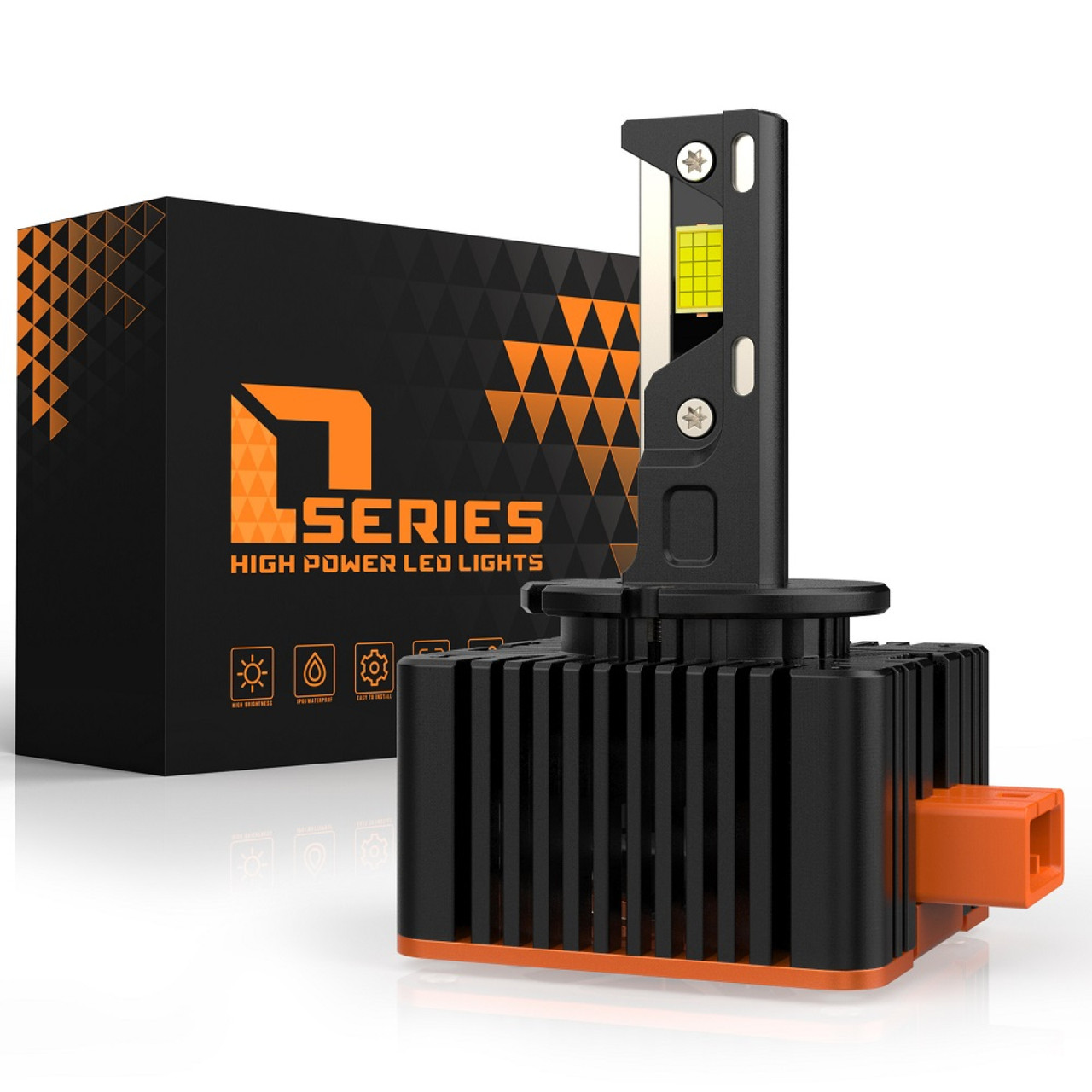 Лампи автомобільні LED D3S-D30 110 W 12000 Lm 3570-chip DC12V 6000 K IP68 +200%, фото 1