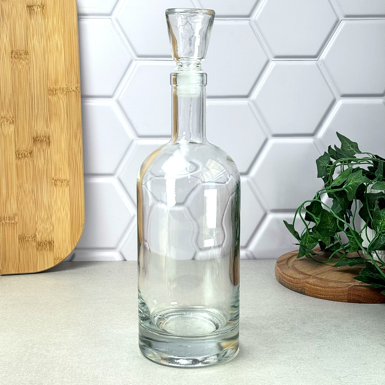 Графин скляний з кришкою 0.7 л Скіфія ILONA