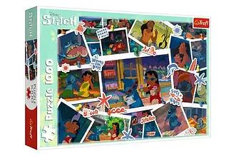 Пазли 1000 елементів Ліло та Стіч Trefl 10882 Lilo Stitch Солодкі спогади