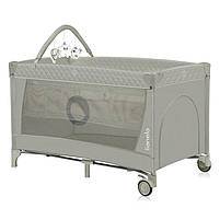 Ліжечко-манеж Lionelo FLOWER CAPPUCCINO, фото 2