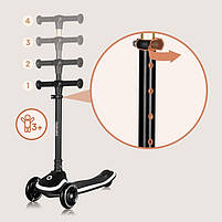 Дитячий самокат Lionelo MEY BLACK ONYX, фото 3