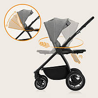 Універсальна коляска 3 в 1 Lionelo MERIL 3IN1 GREY STONE, фото 3
