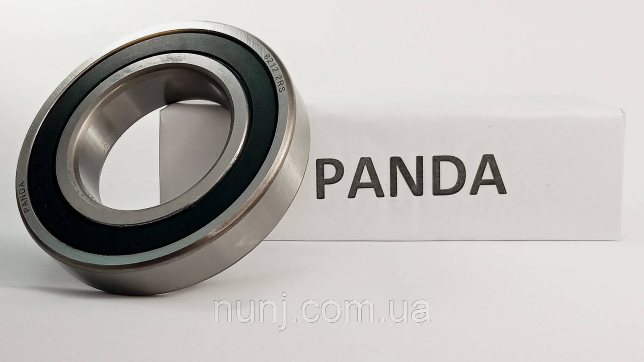 Підшипник 6212-2RS Panda (180212) розміри: 60*110*22 кульковий радіальний закритий, фото 1