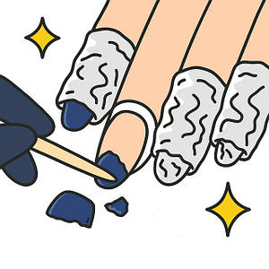 Зняття гель лаку