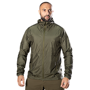 Куртка-вітрівка плащівка з каптуром Windout 2.0 Олива