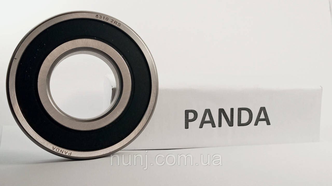 Підшипник 6310-2RS Panda (180310) розміри: 50*110*27 кульковий радіальний закритий, фото 1