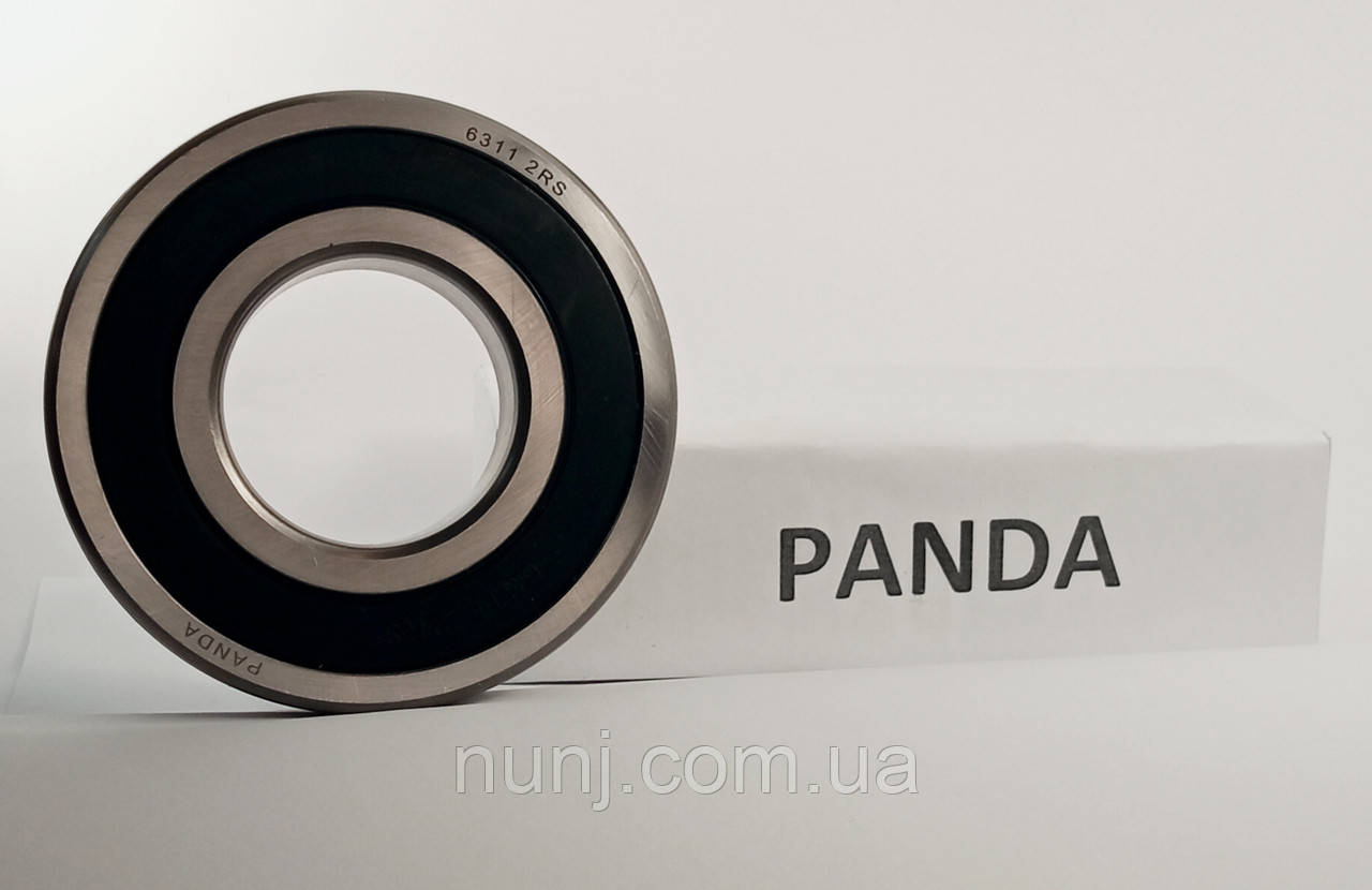 Підшипник 6311-2RS Panda (180311) розміри: 55*120*29 кульковий радіальний закритий, фото 1