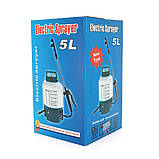 Акумуляторний обприскувач (садовий розпилювач) KY-5L4A, 5 літрів, індикатор заряду, ЗП, акумулятор 4 А,, фото 2