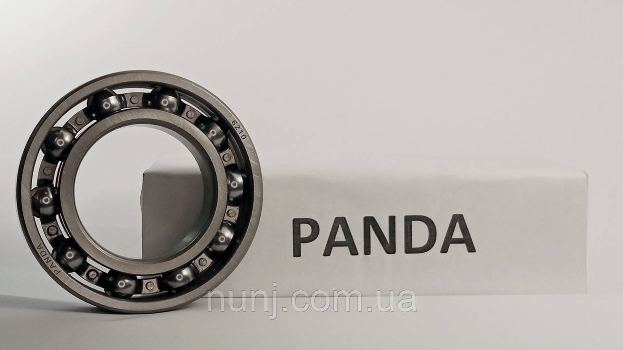 Підшипник 6210 Panda (210) розміри: 50*90*20 кульковий радіальний, фото 1