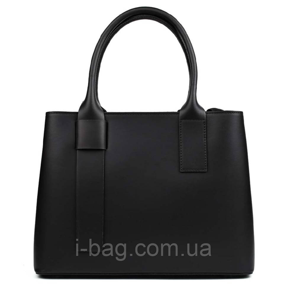 Шкіряна жіноча сумка Virginia Conti Italy — Art02816_Lblack, фото 1