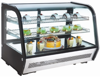 Вітрина холодильна EWT INOX RTW-160L (БН)
