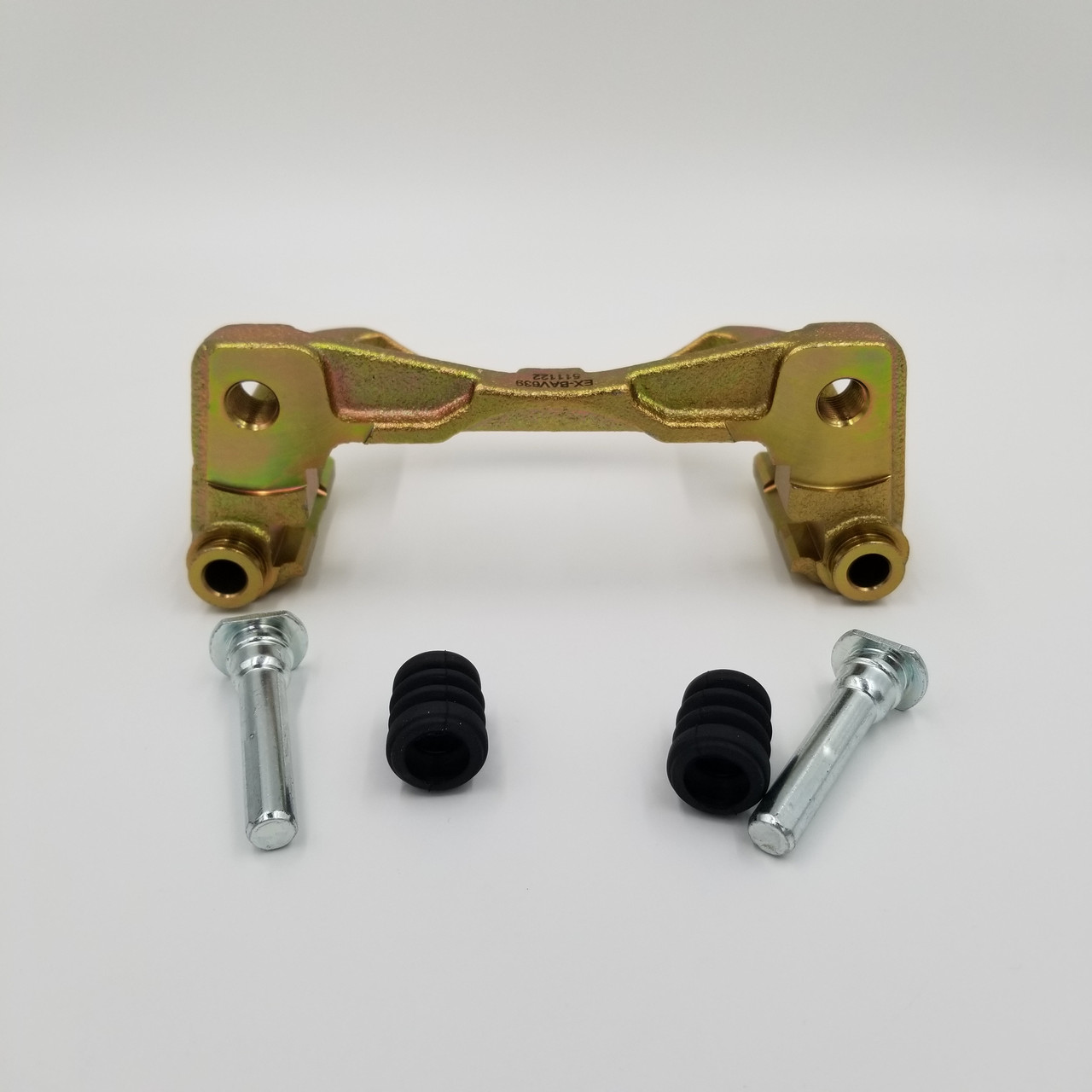 Скоба супорта переднього з пильовиками та напрямними Шевроле Авео EuroEx Угорщина, фото 1