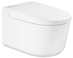 Унітаз-біде підвісний Grohe Sensia Pro 36508SH0, безободковий, білий альпійський, горизонтальний випуск