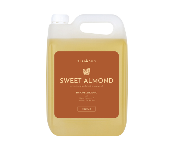 Масажна олія Thai Oils Sweet almond 5000 мл Масажна олія для професійного використання, фото 1