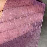 Органза (стрічка) 6 см, фіолетовий, арт 018516, 1 ярд (91 см), Фіолетовий, фото 2