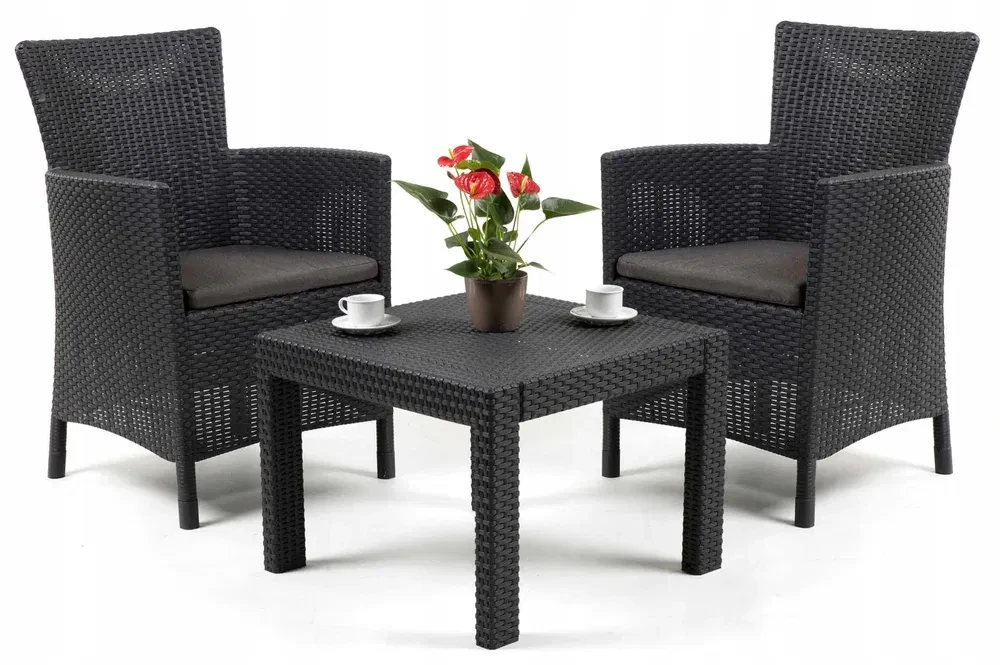 Allibert Rosario Graphite Комплект балконних меблів