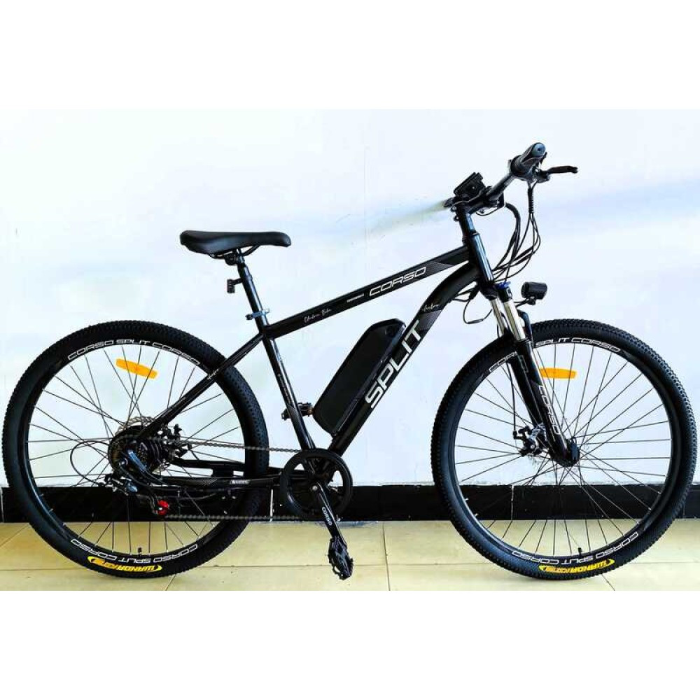 Електровелосипед Corso Split 29" дюймів 350W 36V Shimano 7 швидкостей, LCD дисплей