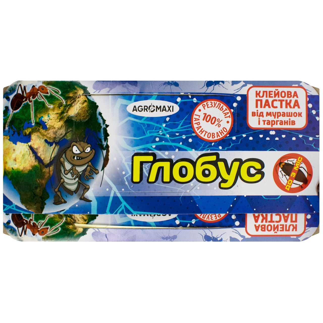 Клейова пастка для тарганів та мурах Глобус 16*9 см Agromaxi, фото 1