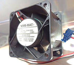 Б/В Кулер серверний / 12v, 0.86a / 60х60х37 / NMB-MAT / model: 2415KL-S4W-B69 / 3pin