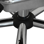 Офісне крісло BOSS KO22SZ Premium з підніжкою, Сіре комп'ютерне крісло, фото 10