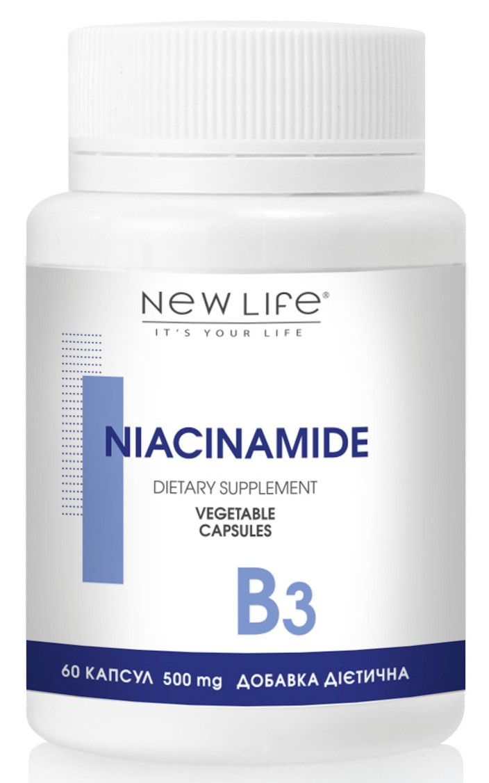 Ніацинамід / Niacinamide (Вітамін В3) - для підтримки здоров'я серцево-судинної системи