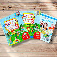 Комплект Англійська мова 3 клас Підручник + Робочий зошит Авт: Карпюк О. Вид: Лібра Терра