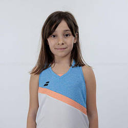 Майка дит. Babolat PLAY TANK TOP GIRL WHITE/BLITHE BLUE (10-12) 3GTF071-1095 10-12