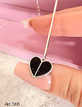 Набір сережки та кольє Серце, фото 5