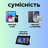 Стилус для планшета айпада, ручка стилус для телефона, пенсіл для планшета, стілус для андроїда універсальний Hechpro білий (sty1), фото 2