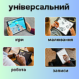Стилус для планшета айпада, ручка стилус для телефона, пенсіл для планшета, стілус для андроїда універсальний Hechpro білий (sty1), фото 3