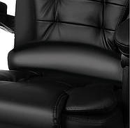 Офісне крісло Boss Чорне, комп'ютерне крісло, фото 4