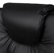 Офісне комп'ютерне крісло з підніжкою Boss Чорне, фото 8