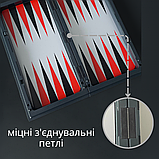 Шахи шашки нарди 3 в 1 магнітні, шахи подарункові 3в1, набір шахи шахи турнірні (38810), фото 8