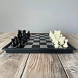 Шахи шашки нарди 3 в 1 магнітні, шахи подарункові 3в1, набір шахи шахи турнірні (38810), фото 9