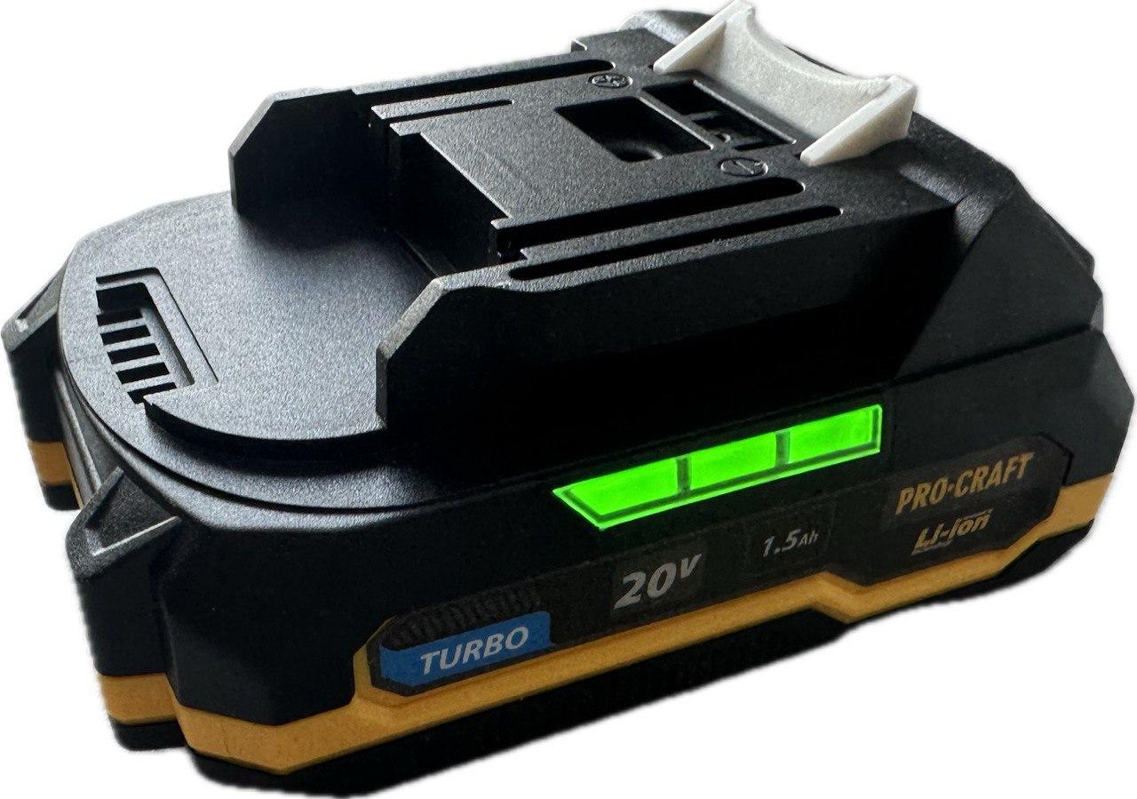 Акумулятор PRO-CRAFT 20V 1.5Ah TURBO